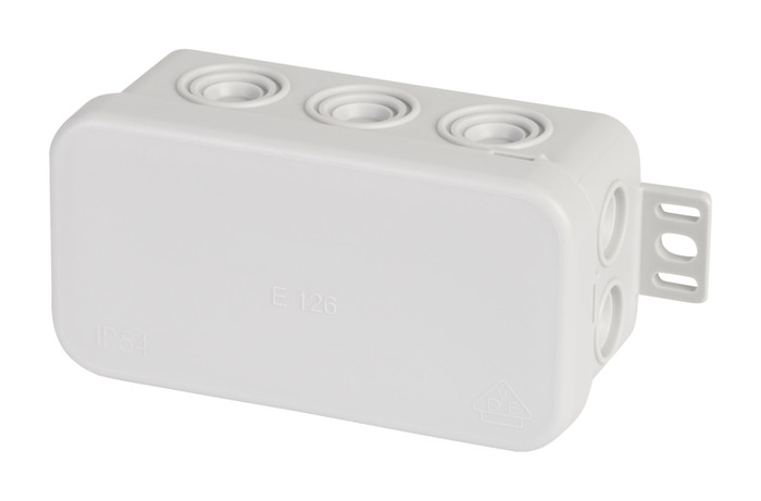 Forgreningsdåse m/10 udtag grå - Elworks